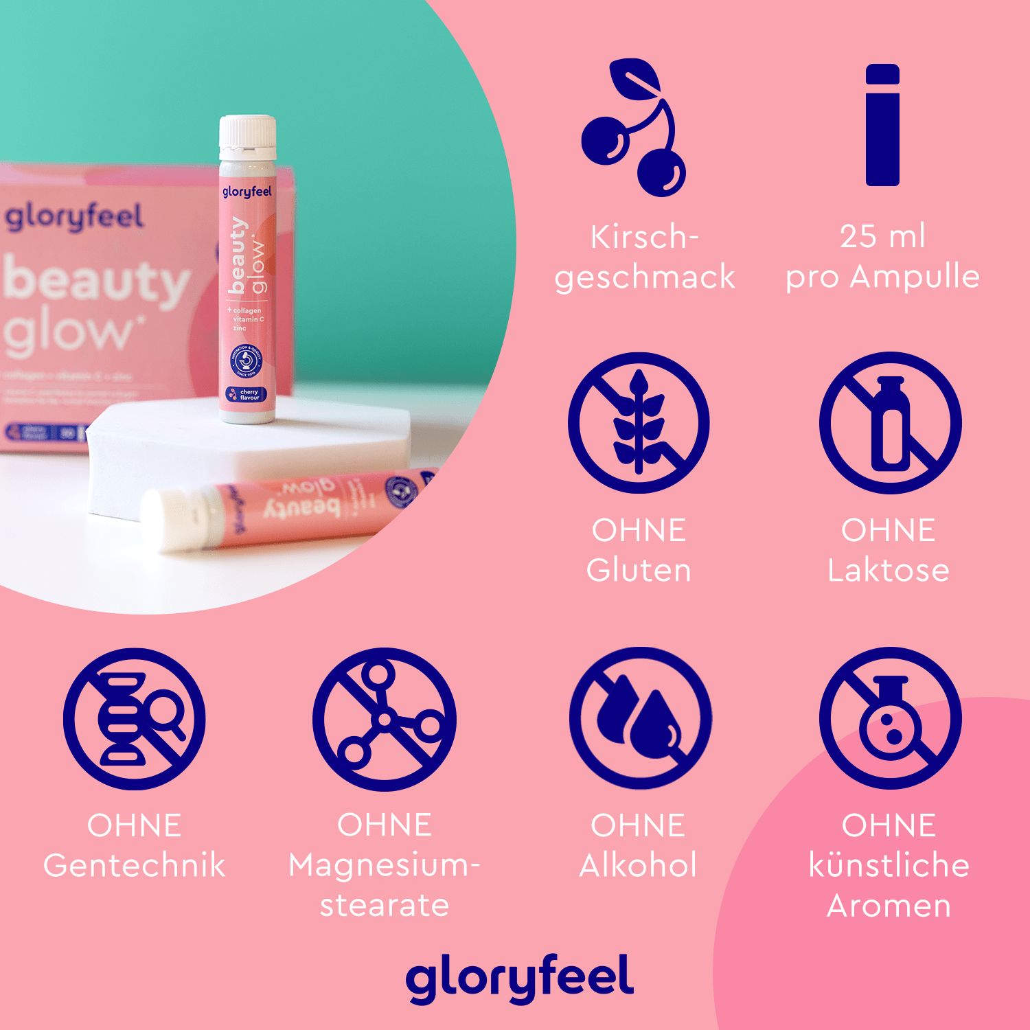gloryfeel ® Kollagen Ampullen Beauty