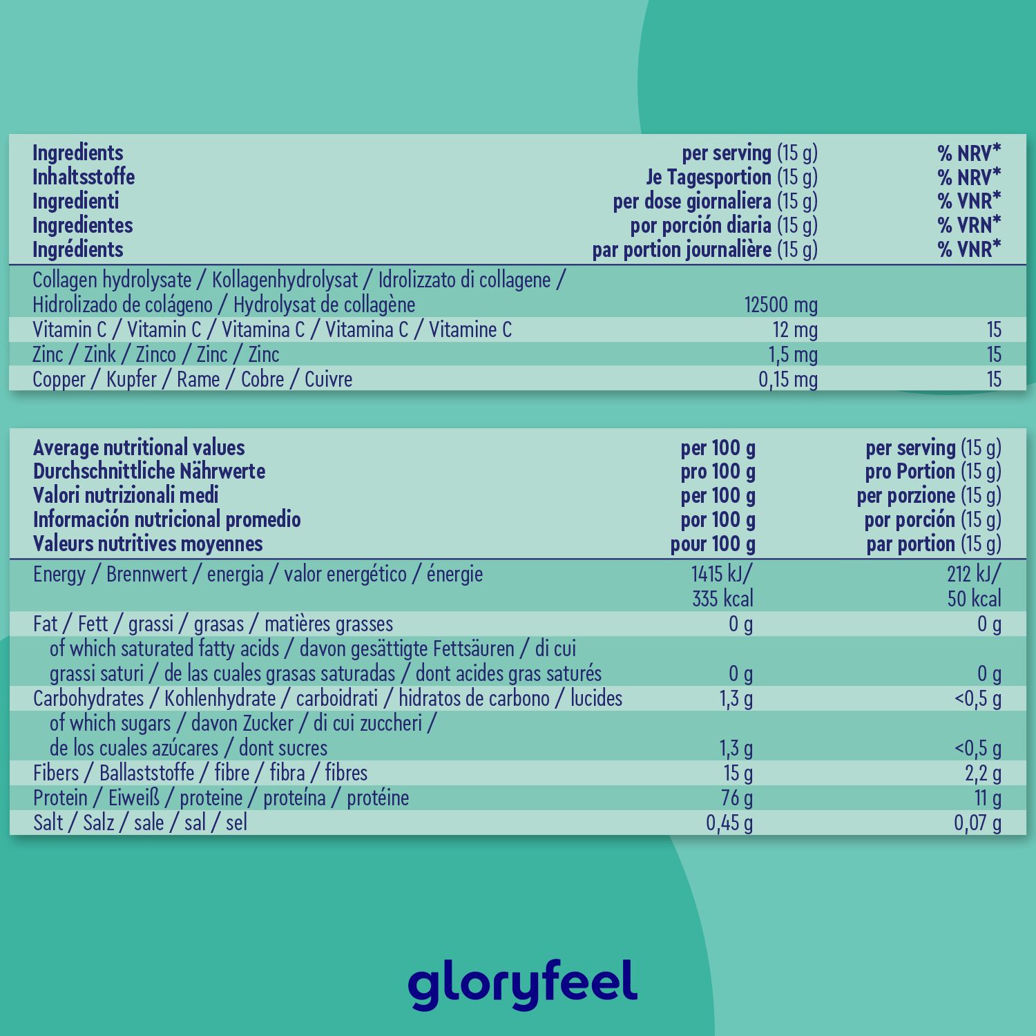 gloryfeel ® collagen powder Pretty Pure