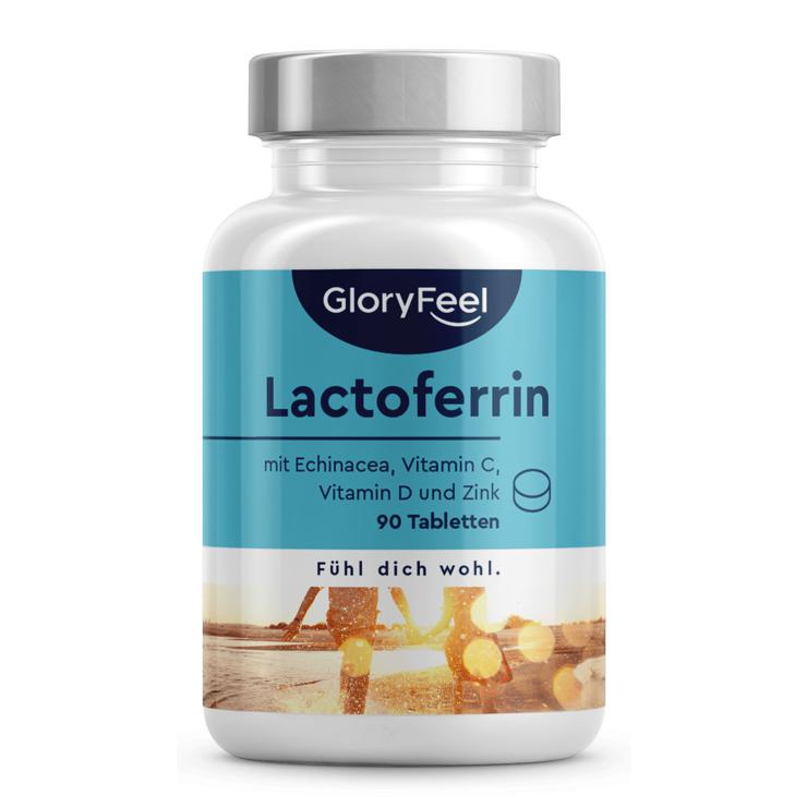 gloryfeel® Lactoferrin tablets - With vitamin C, D3, zinc and Echinacea Purpurea
