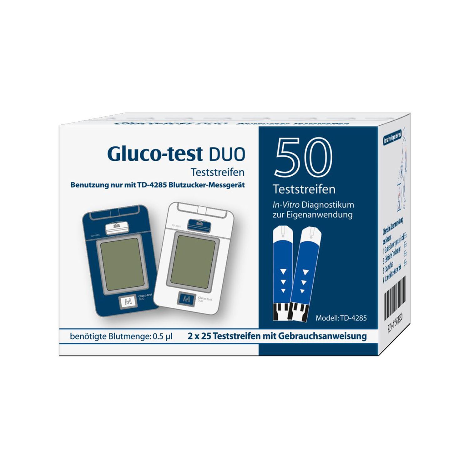 Gluco test duo test strips