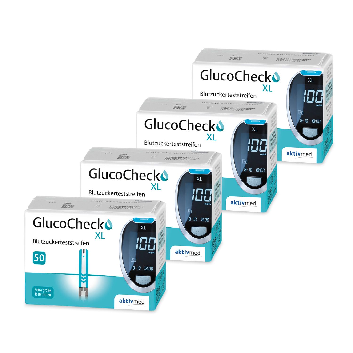 Glucocheck XL test strip [200 pieces] for blood sugar control in diabetes