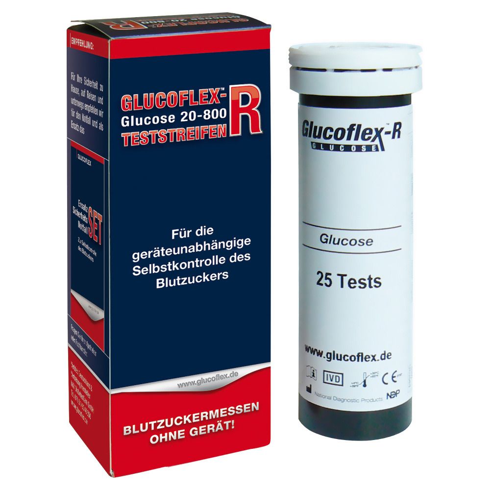 GlucoFlex ™ -r blood sugar test strips