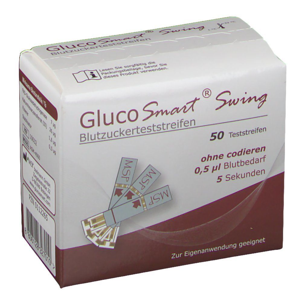 Glucosmart® swing blood sugar test strips