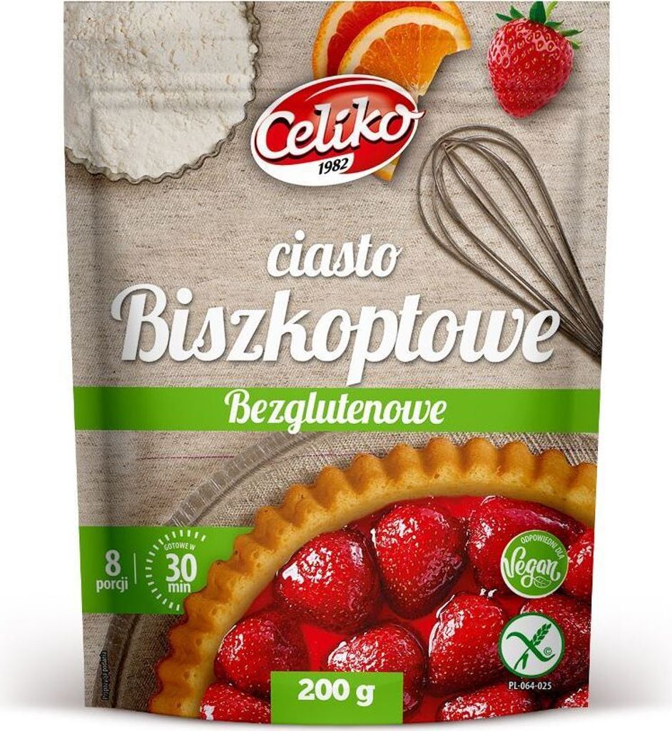 GLUTEN-FREE SPONGE CAKE MIX 200 g - CELIKO