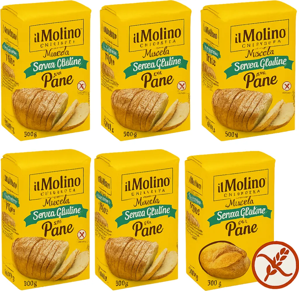Gluten-free bread mix Miscela Senza Glutine per Pane 500g x 6- il Molino Chiavazza