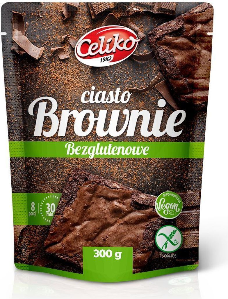 GLUTEN-FREE BROWNIE CAKE MIX 300 g - CELIKO