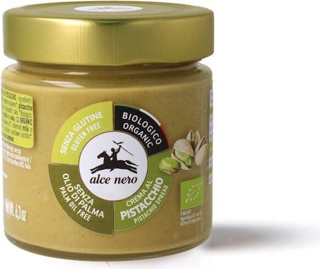 GLUTENFREIE PISTAZIENCREME180 g - ALCE NERO