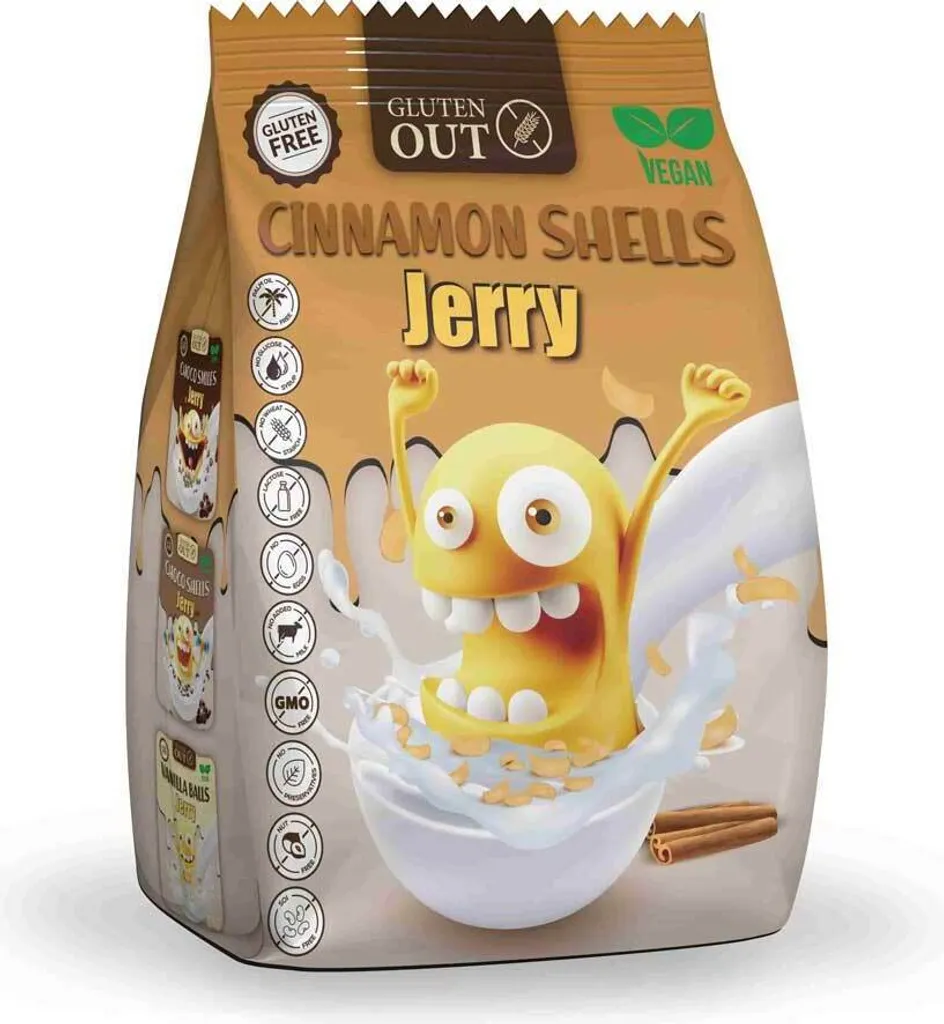 GLUTENFREIE ZIMT-MÜSSESCHALEN 375 g - JERRY GLUTEN OUT