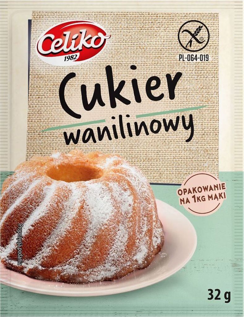 GLUTENFREIER VANILLEZUCKER 32 g - CELIKO