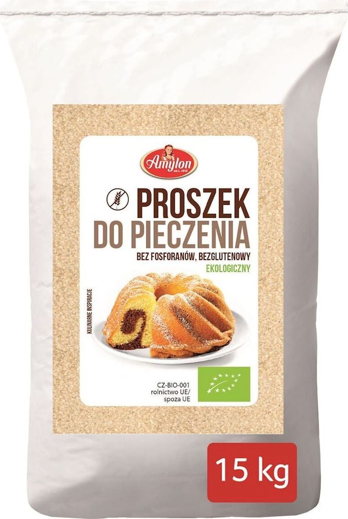 GLUTEN-FREE BAKING POWDER 15 kg - HORECA (AMYLON)