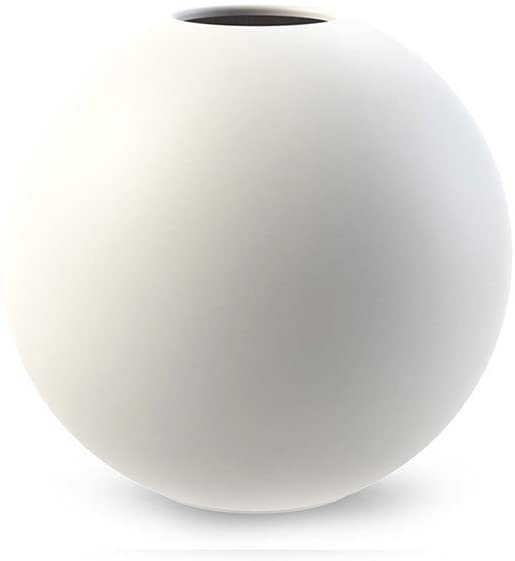 Cooee Design – Ball Vase – White Ceramic – Diameter 30 Cm