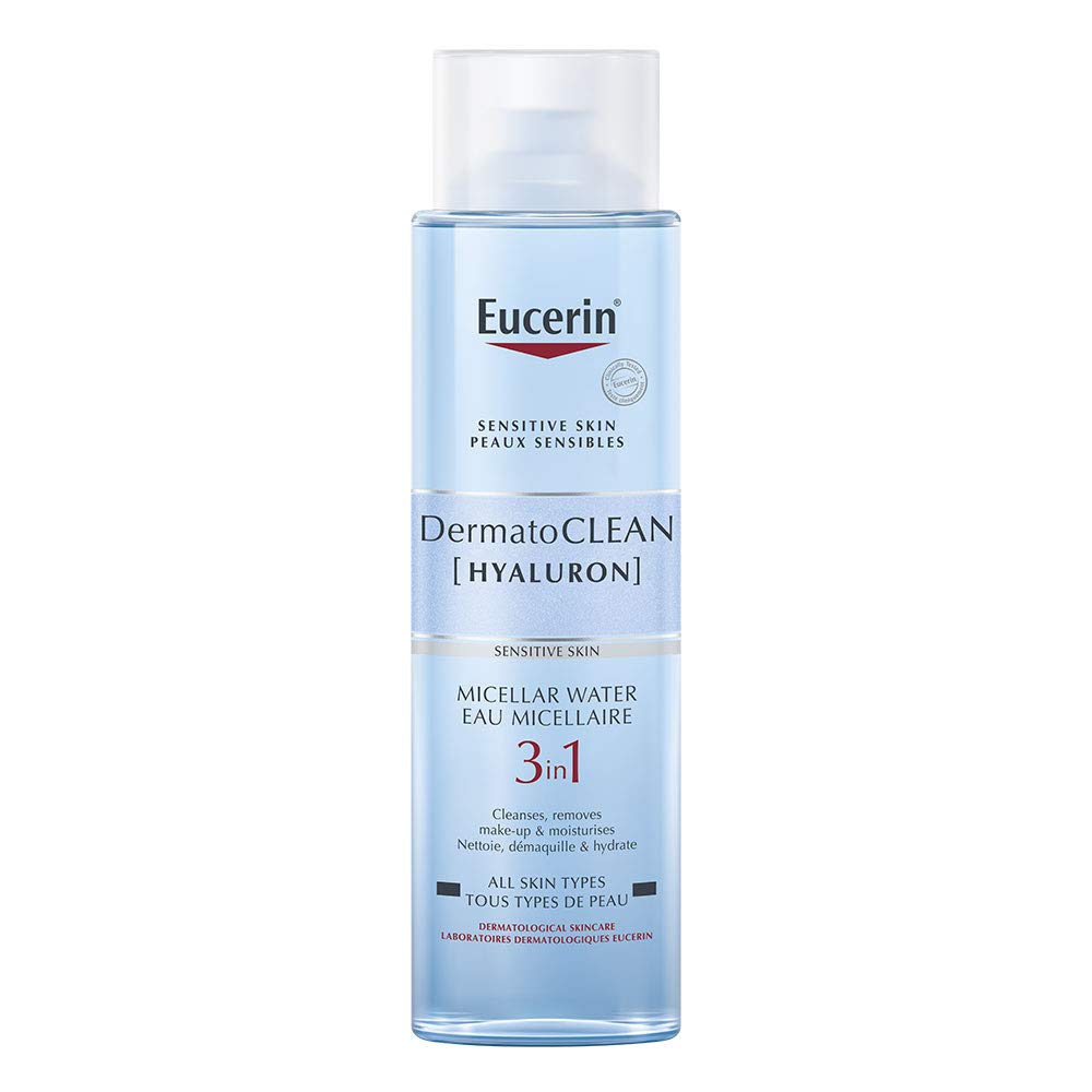 Eucerin DermatoCLEAN 3 in 1 Cleansing Fluid with Mizellent Technology Lotion All Skin Types 400ml, ‎mehrfarbig