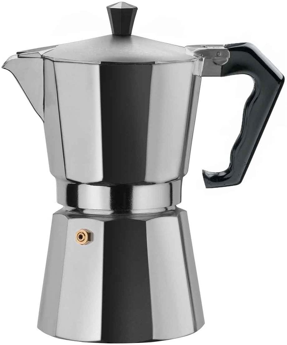 Gnali & Zani BRA003 Brasil 3-Cup Coffee Maker Aluminium