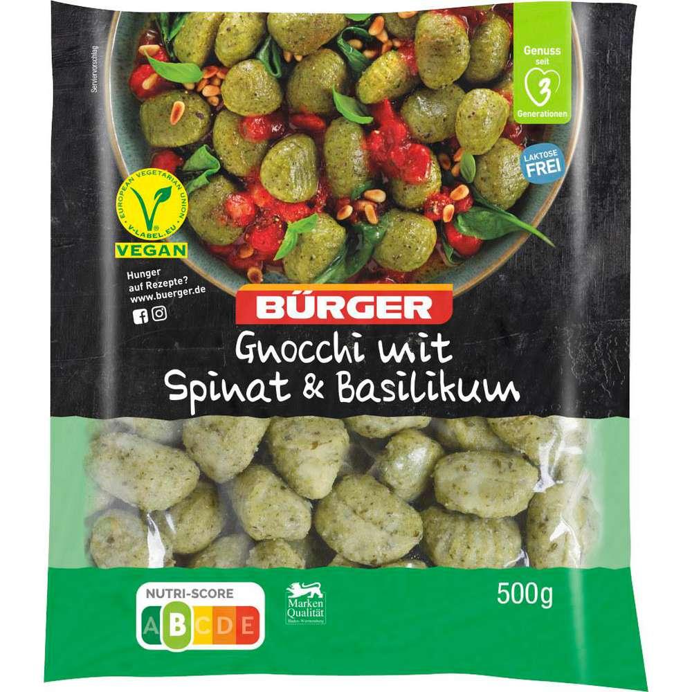 Gnocchi with spinach and basil