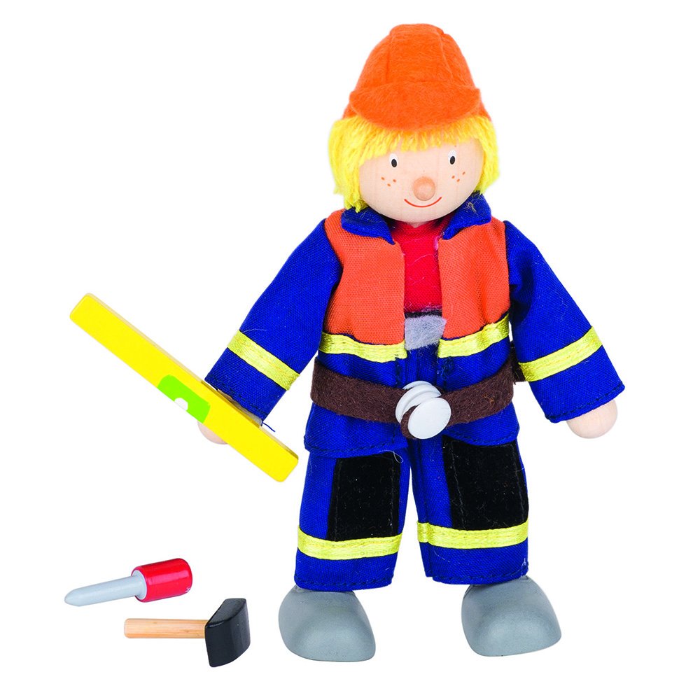 Goki 51630 – Flexible Doll Construction Workers I