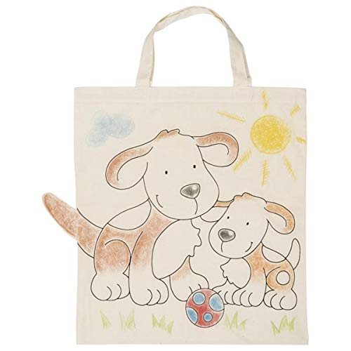 Goki 5X Large Dog Carry Bag For Colouring In A Bag / Gift Bag / Childrens 