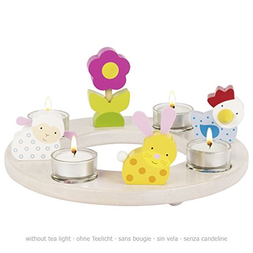 Goki Candle Ring Easter Christmas 13-Piece Without Candles