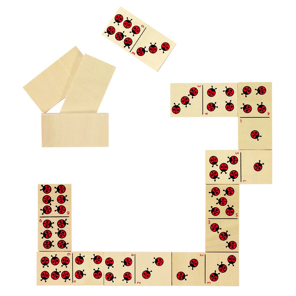 Goki Domino Game Ladybirds
