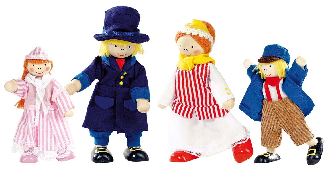 Goki Flexible Puppets Tradesman Family