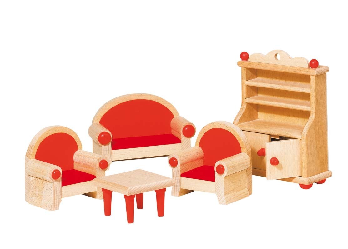 Goki Furniture For Flexible Puppets Living-Room