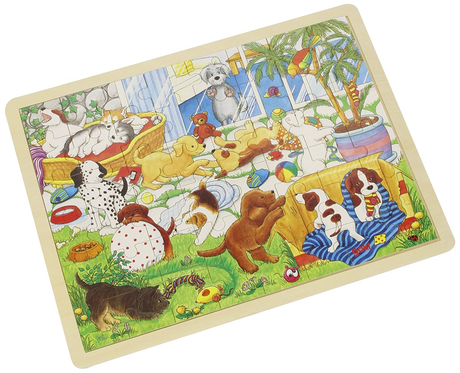 Goki Jigsaw Puzzle Puppies