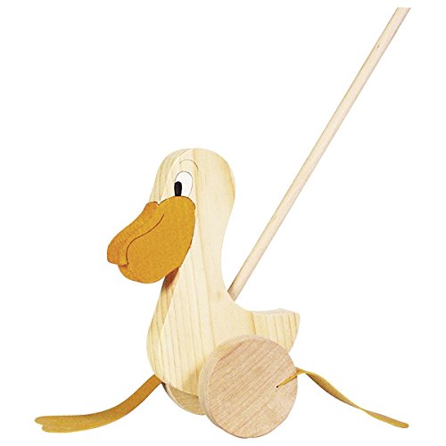 Goki Push Along Animal Pelican