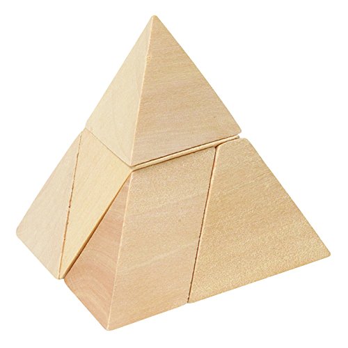 Goki Pyramid With 3-Sides Puzzle