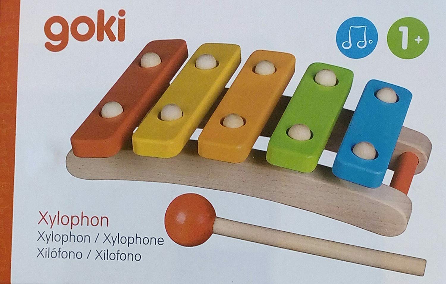 Goki Xylophone With 5 Tone