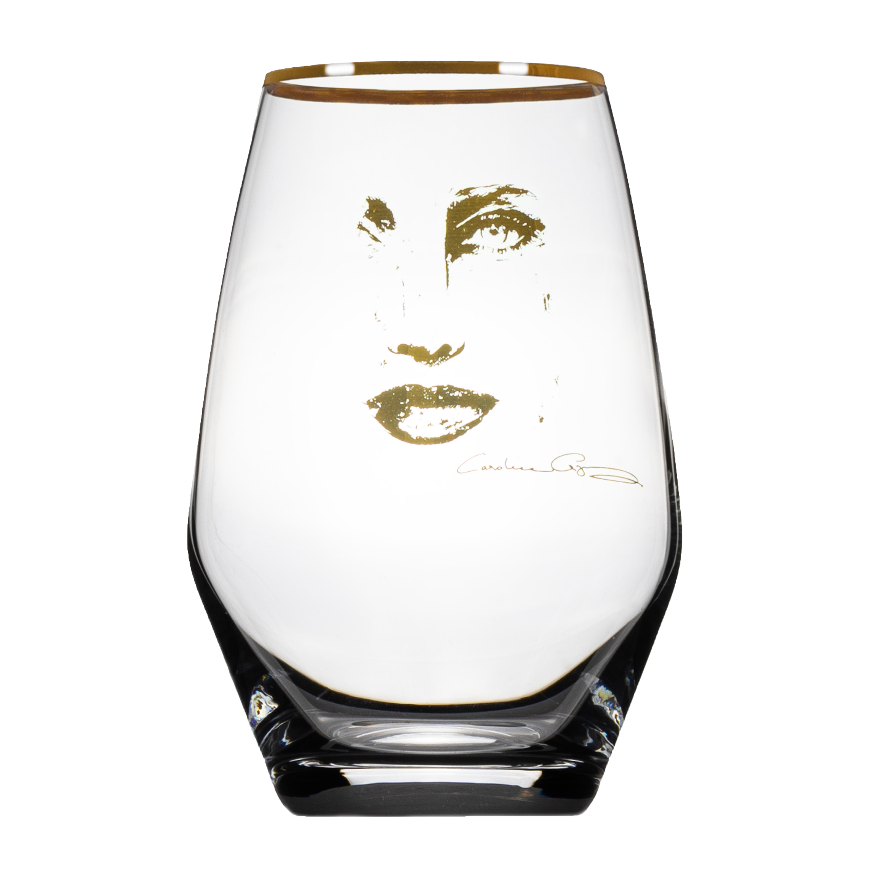 carolina-gynning Gold Edition Piece of Me Water Glass