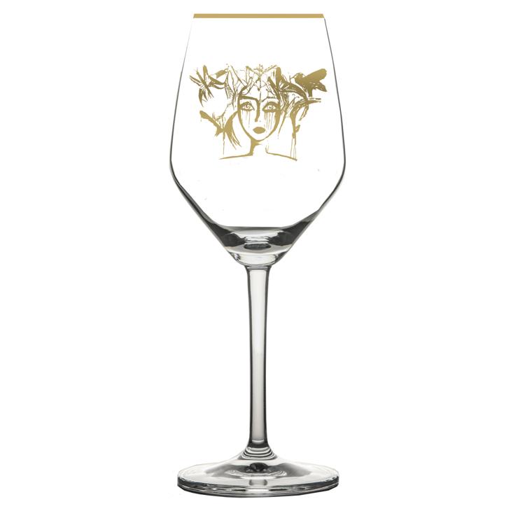 Gold Edition Slice Of Life Rosé / White Wine Glass