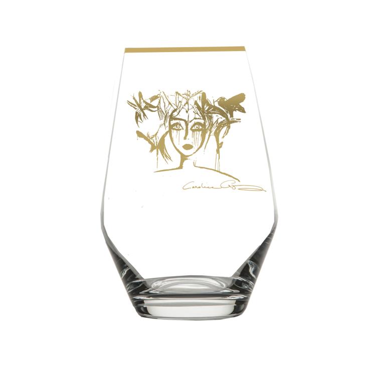 Gold Edition Slice Of Life Water Glass