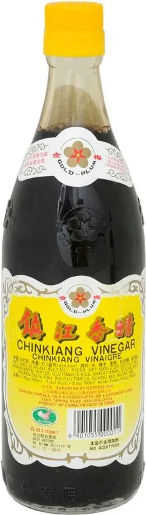 GOLD PLUM Chinkiang Black Vinegar 550ml | Chinkiang Vinegar