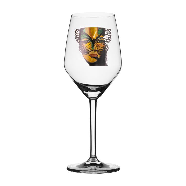 Golden butterfly rosé wine glass 40 CL