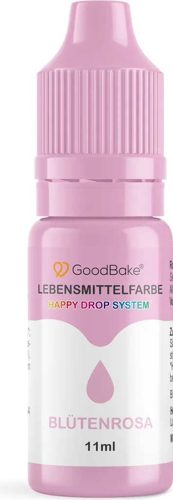 GoodBake Food Coloring Pastel Flower Pink, vegan, sugar-free, gluten-free
