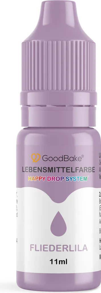 GoodBake Food Coloring Pastel Lilac, vegan, sugar-free, gluten-free