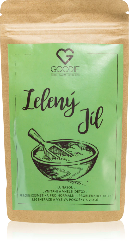 Goodie Green Clay mask with clay minerals