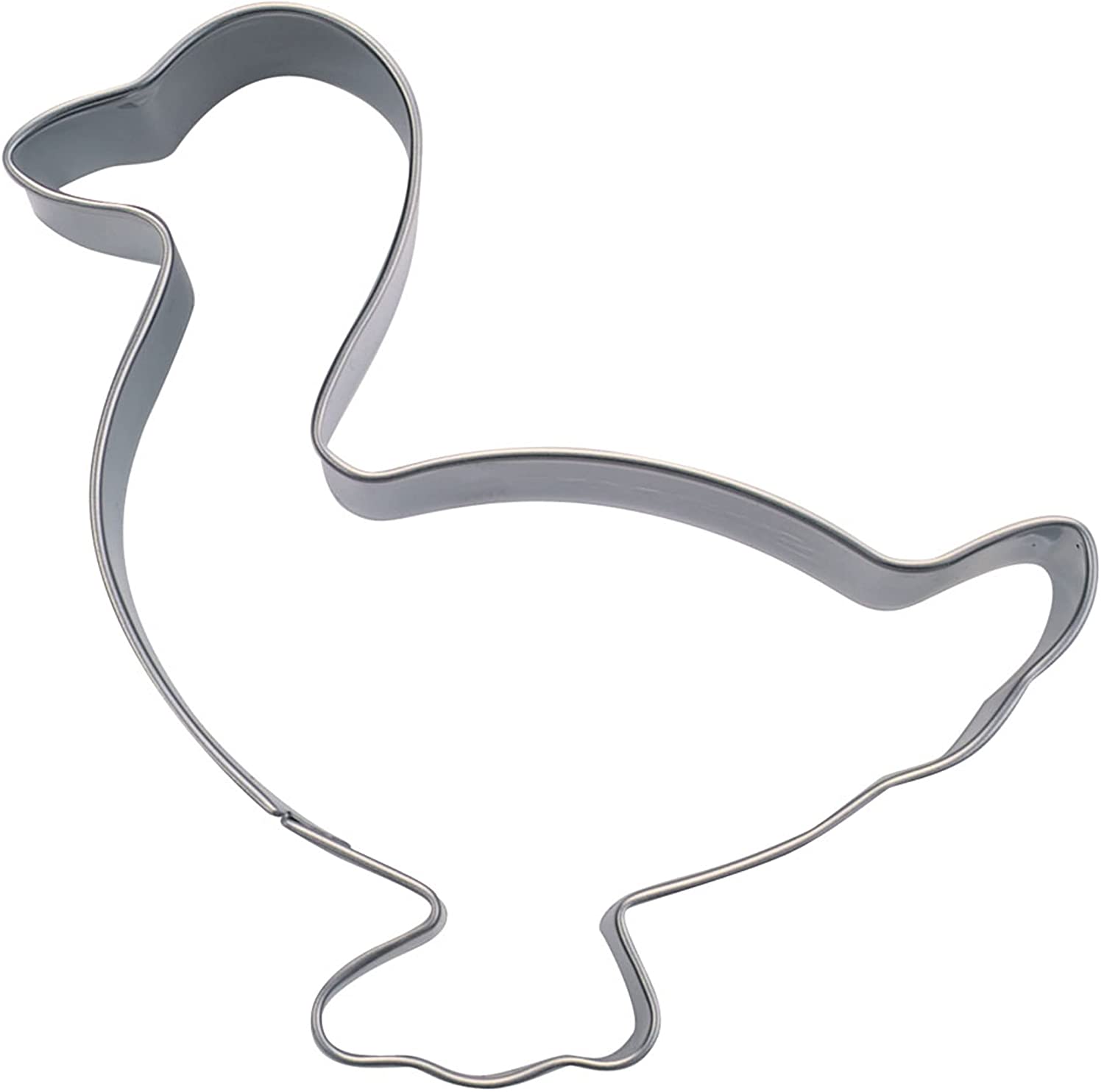 Staedter Goose Biscuit Cutter, Stainless Steel, Silver, 10 cm