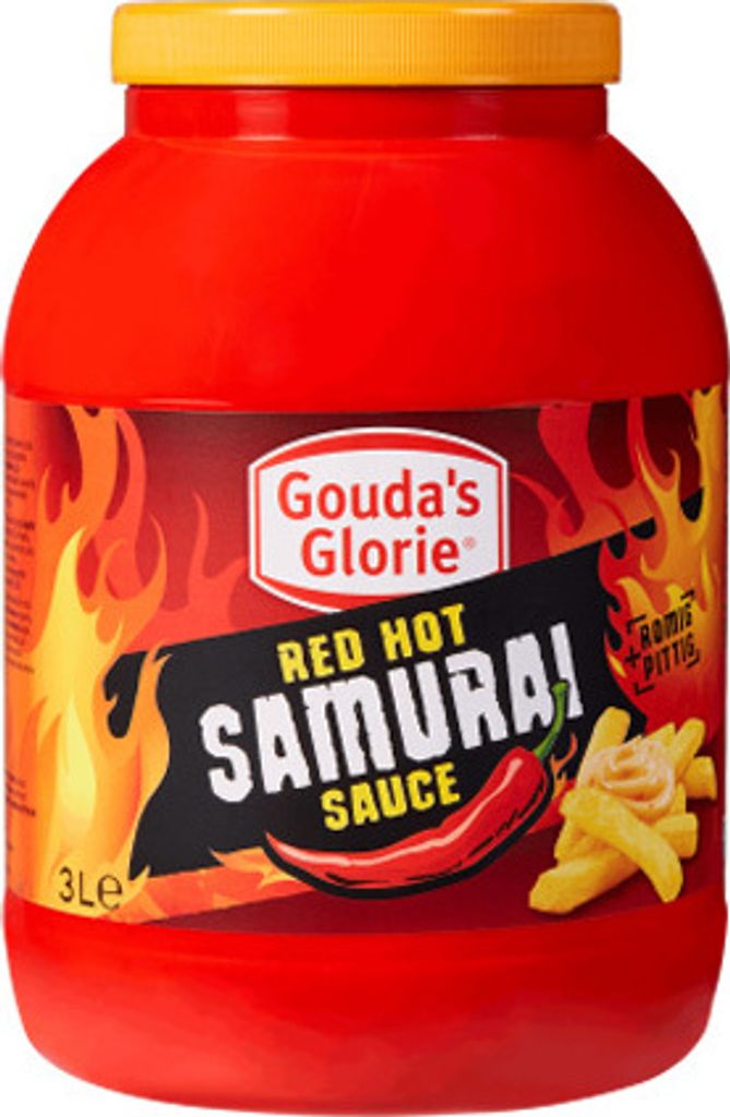 Goudas Glorie - Red Hot Samurai Sauce - 3 liters