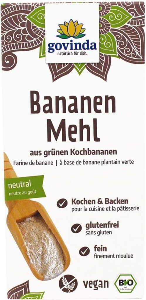 Govinda Banana Flour from Green Bananas -- 350g x 6 - 6-pack