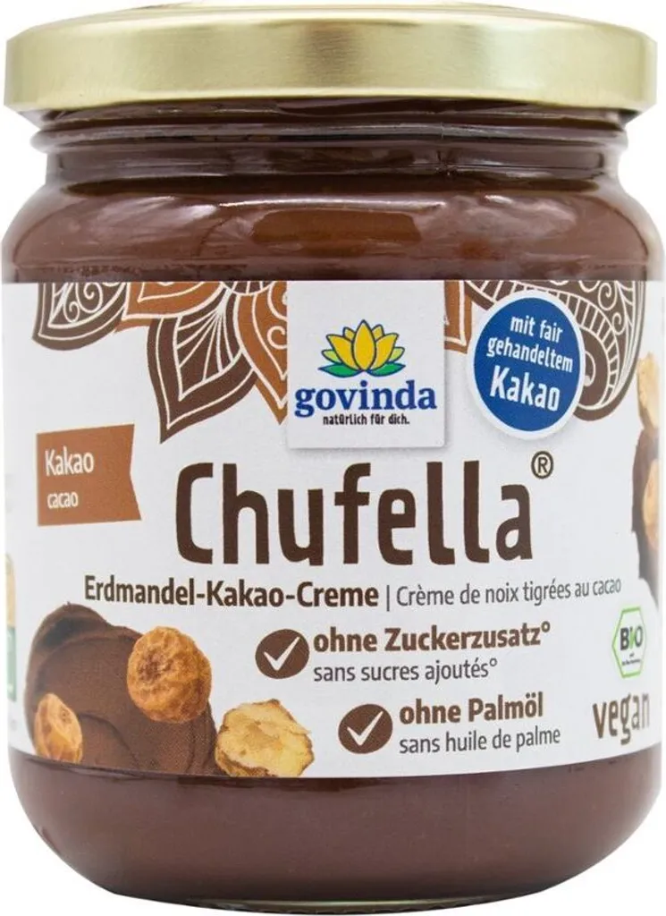 GOVINDA Chufella(Erdmandel-Schokocreme), (2 x 220 g)
