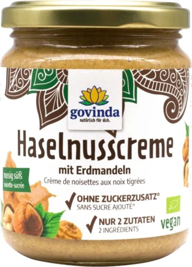 Govinda Haselnusscreme mit Erdmandeln -- 250g