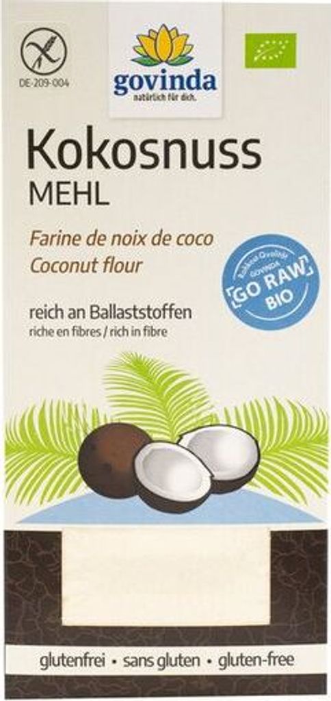 Govinda coconut flour -- 350g x 6 - pack of 6 PU