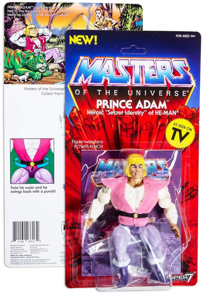 Masters of The Universe Vintage Collection Action Figure Prince Adam 14 cm
