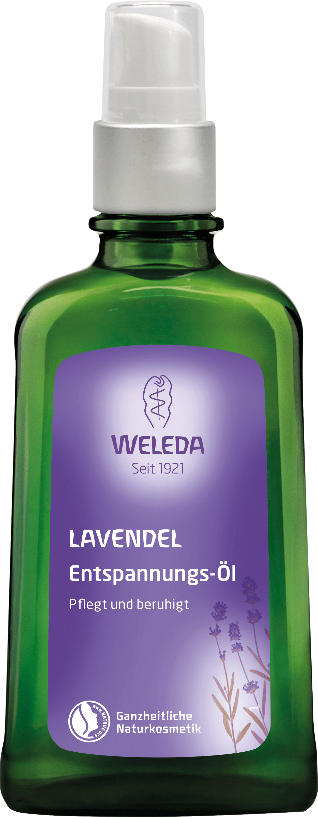 WELEDA Body Oil, Lavender Relaxing Oil, 100 Ml