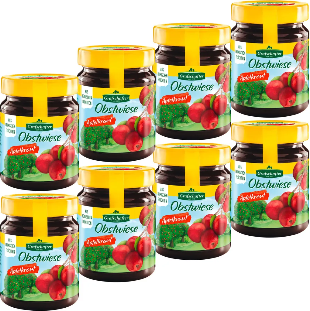 Grafschafter Obstwiese Apfelkraut (8x320g Glas)