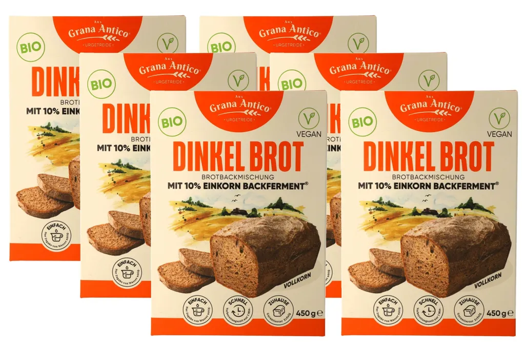 Grana Antico Whole Grain Spelt Baking Mix 6 x 450 g