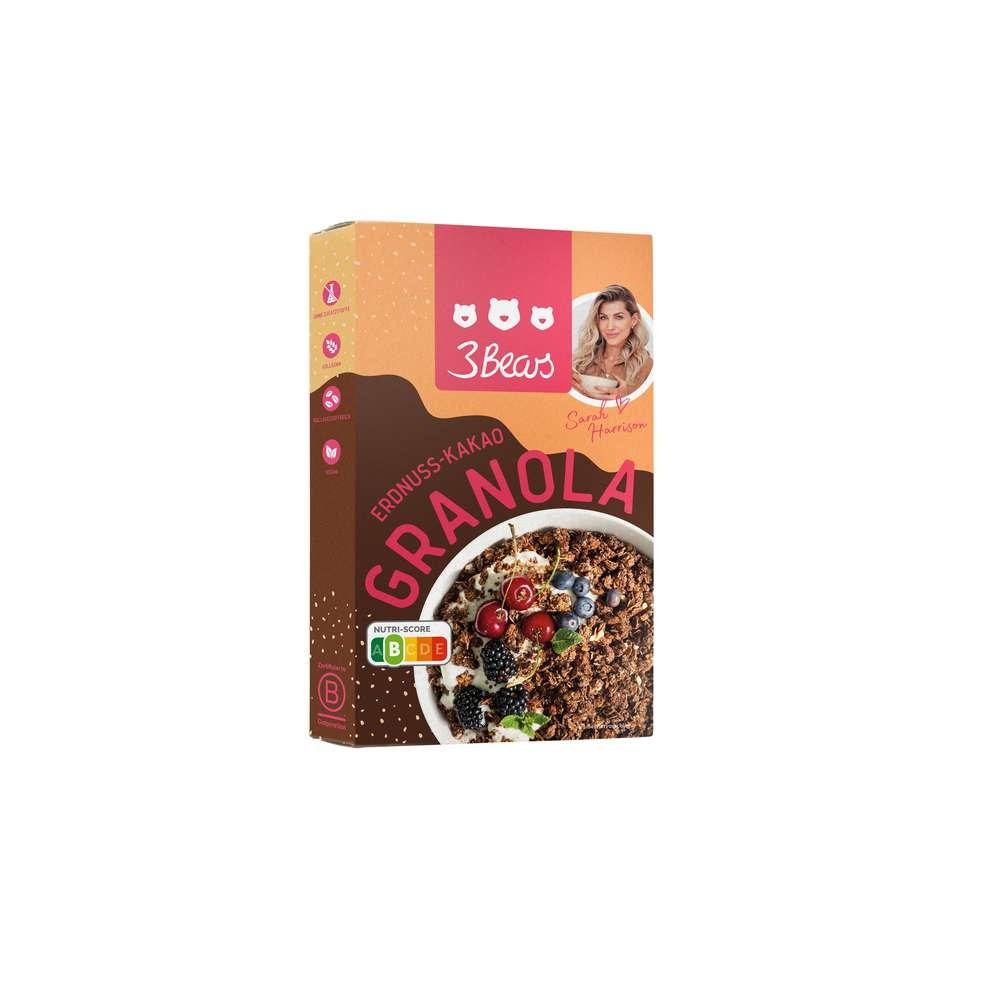 Granola, peanut cocoa