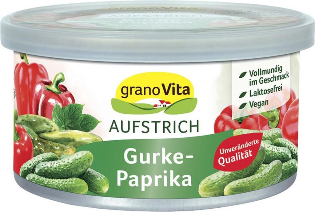 Granovita Vegetarische Pastete Gurke-Paprika 125g
