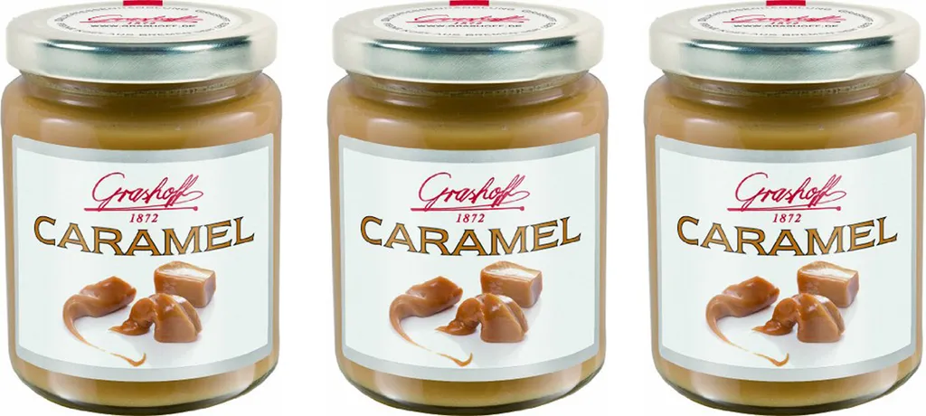 Grashoff Caramel Creme leicht gesalzen der pure Genuss 250g 3er Pack