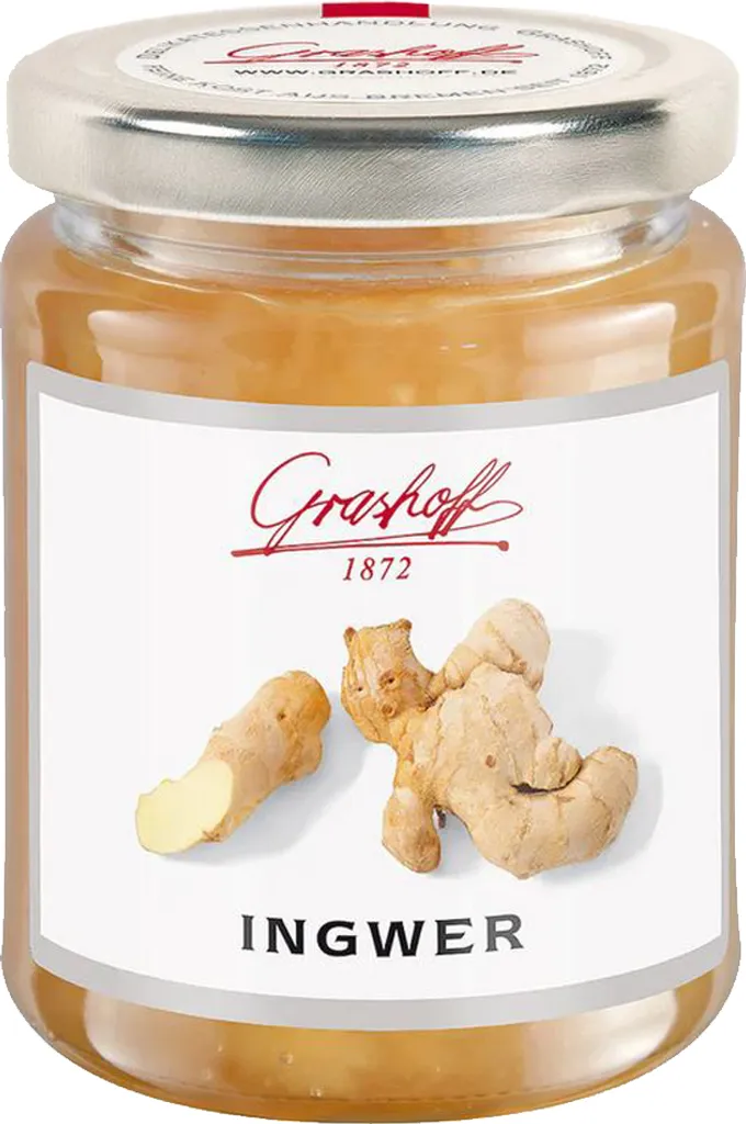 Grashoff Ingwerkonfitüre fruchtig mit einem Hauch von Schärfe 140g